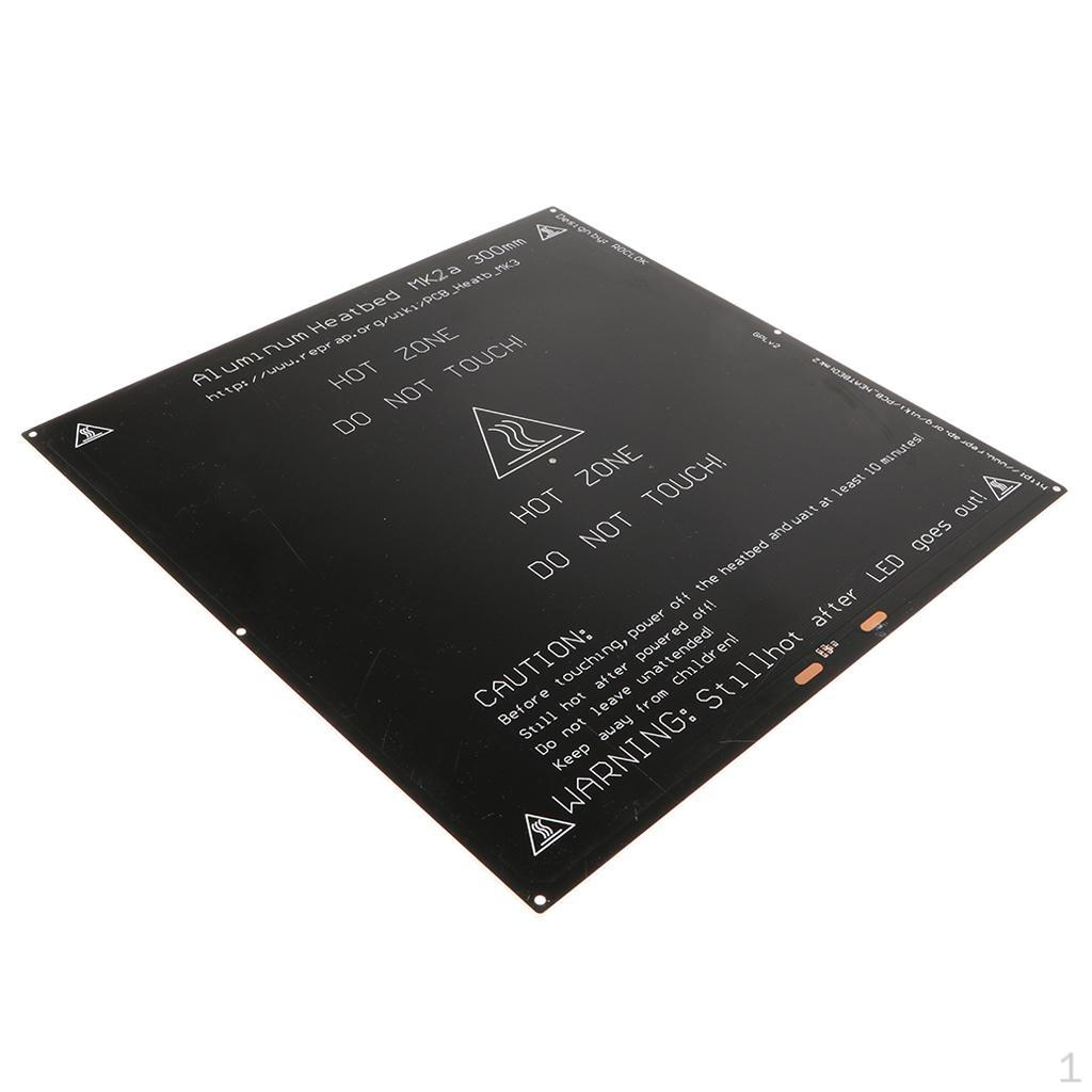 

Aluminium Heated PCB Bed 24V Heatbed Plat 300x300x3mm 3D Printer