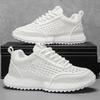 Summer New Comfortable Mesh Breathable Korean Version of Senior Casual Men's Shoes Lightweight Thick Sole Heightening Fashion Dad Shoes