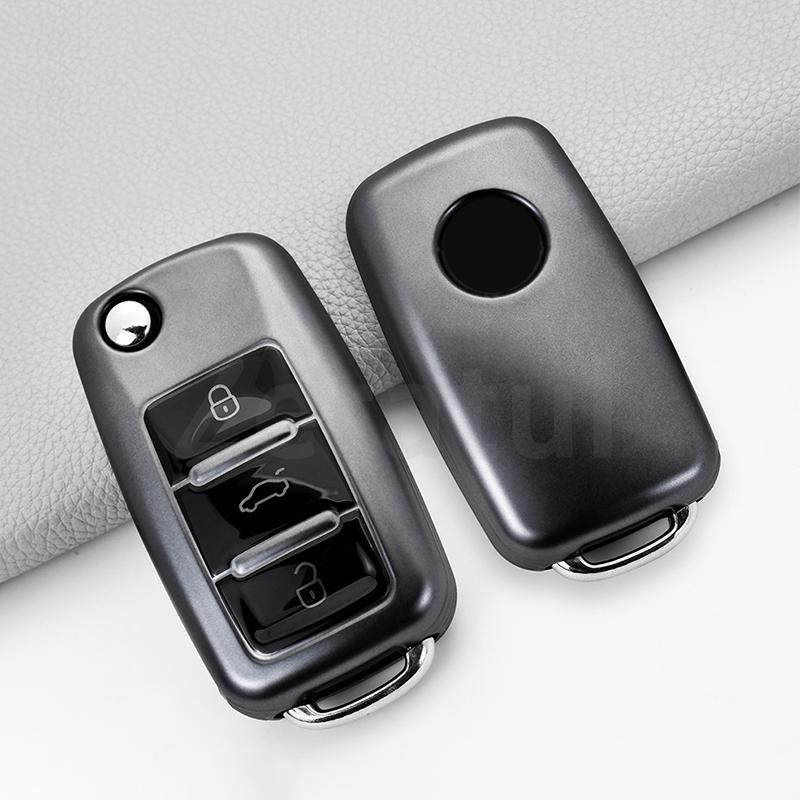2/3 Buttons Fit For Vw Volkswagen Golf 4 5 6 Mk6 Polo Tiguan Passat B5 B6 B7 Jetta Lavida Fit For Skoda Octavia Tpu Auto Key Fob Cover Case