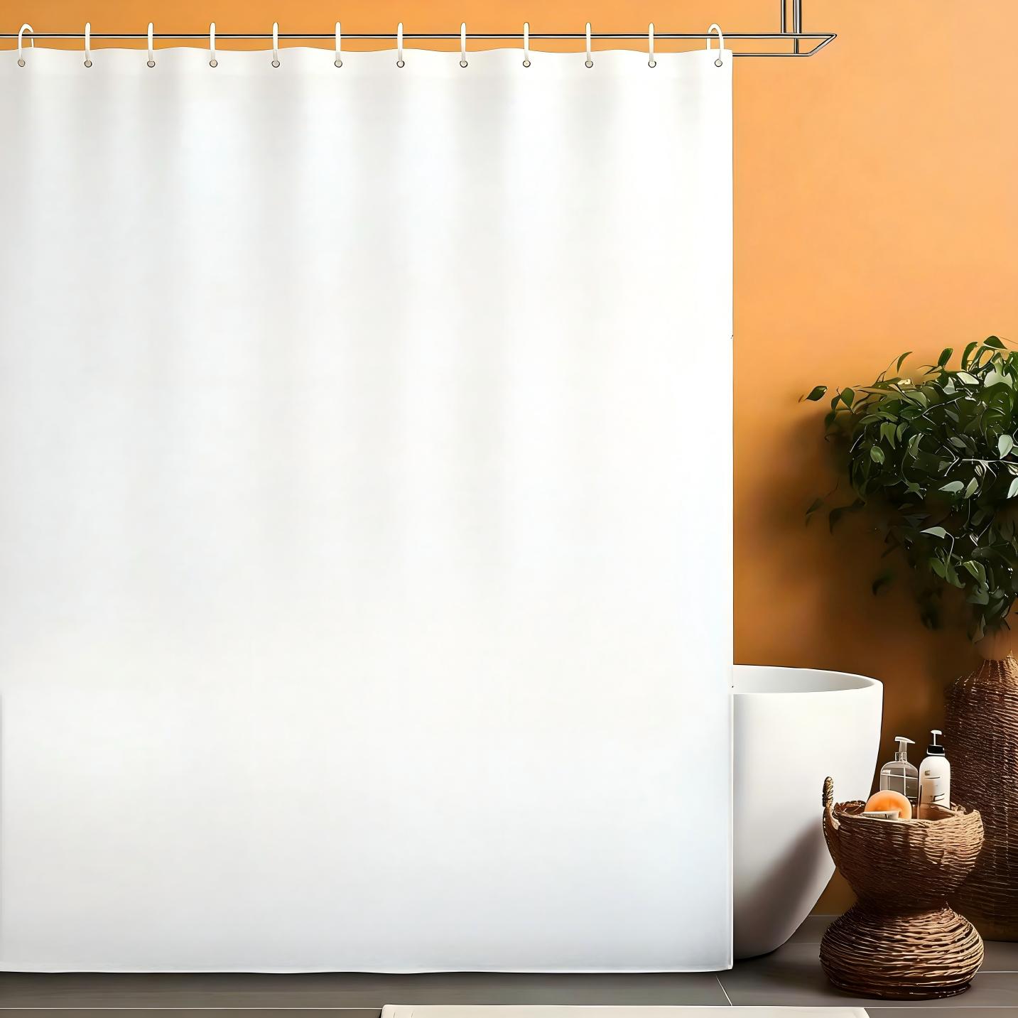 

1Pc Photo Shower Curtain, With Text Logo For Families And Friends, With Printed W60H190(CM)-1 Pcs