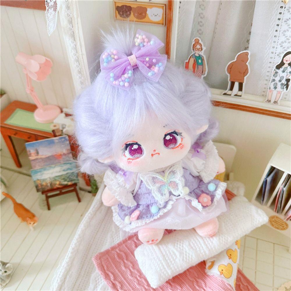 

Головной убор 20 см Хлопковая кукольная одежда Свадебное платье Kawaii Хлопковая кукольная юбка Подарки для друзей