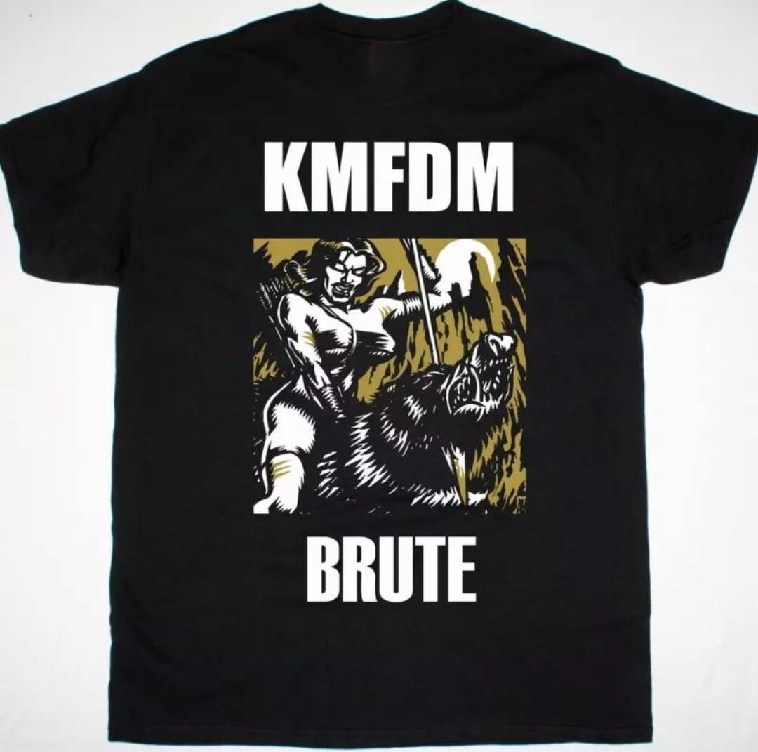 KMFDM T-Shirt Short Sleeve Cotton Black Women Men All Size XXXL