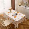 Waterproof Oil-Proof PEVA Tablecloth: No-Wash, Rectangular, Light Luxury, High-End Feel for Coffee and Dorm Tables.