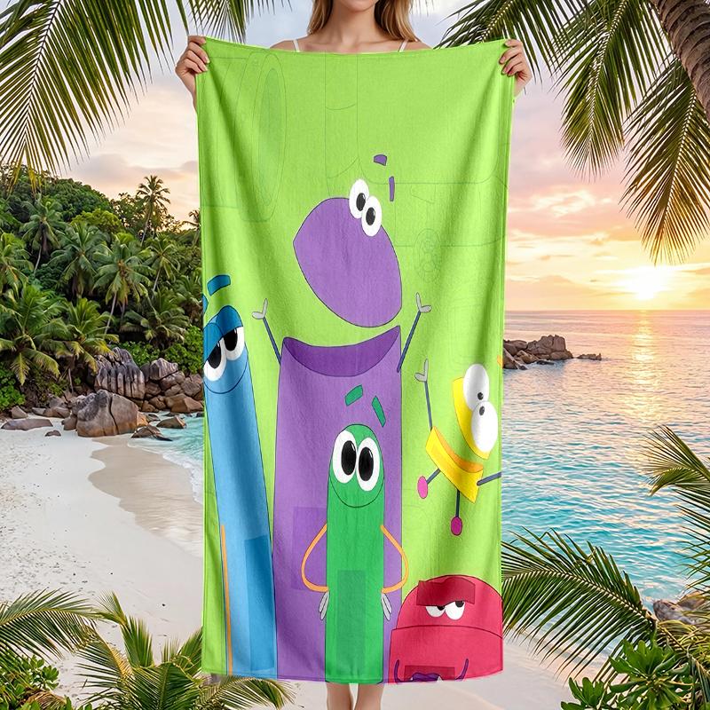 Ask Storybots Fashion Beach Towel: Ideal for Summer Adventures Soft, absorbent and quick drying suitable for swimming and bathing