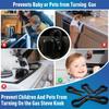 Stove Handle Lock Gas Stove Knob Locks Baby Proof Oven Knob Lid Lock Childproof Gas Stove Knob Covers Childproofing Tools