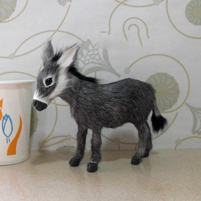 Pure Handmade Simulation Donkey Toys Donkey Home Furnishings Animal Teaching Model