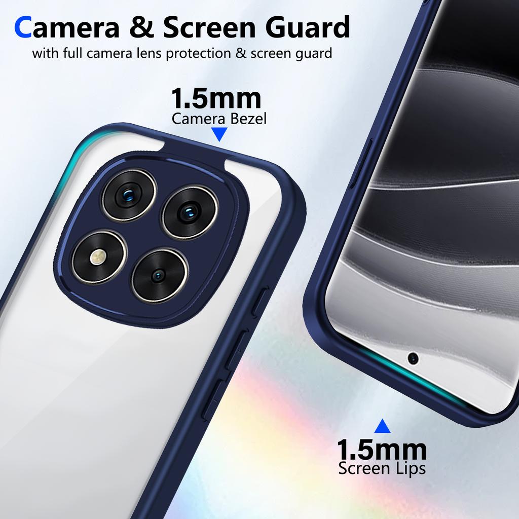 For Redmi Note 15 Pro 5G Air Cushion Silicon Bumper Clear Matte Back Cover Hard Case Shell Xiaomi Redmi Note 15 4G Phone Coques