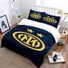 Yellow stars and Inter logo. Bedding sets Duvet cover sets Duvet covers Pillowcases(1 * Duvet Cover 2 * Pillowcases without duvet insert)