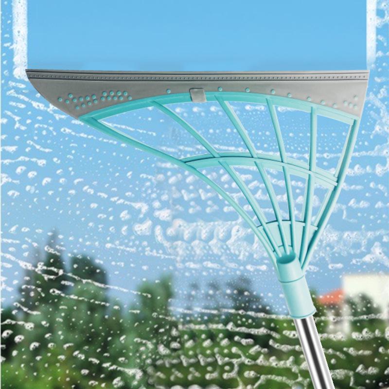 Retractable Silicone Broom: Hair-Free, Wet & Dry Dual-Use Magic Sweeper