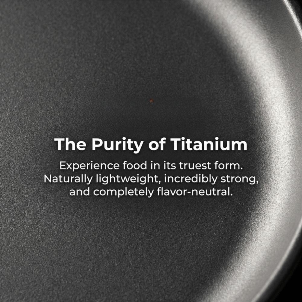 Stackable Titanium Plate Reusable Camping Plate Durable Dinner Plate  Hiking Backpacking