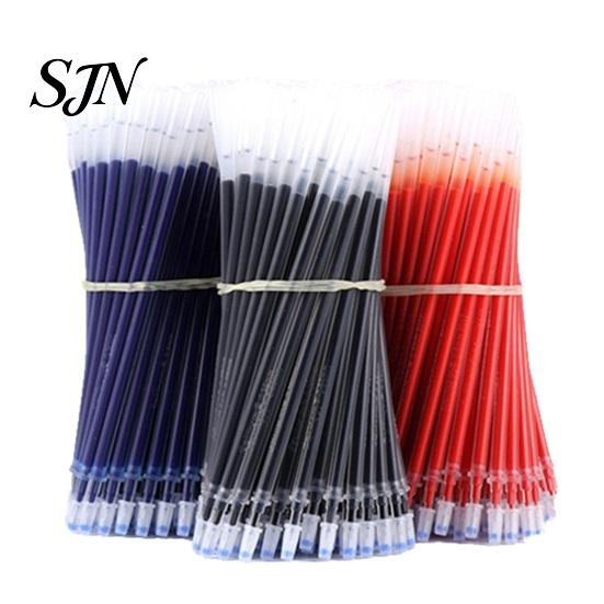 Smooth Writing Gel Ink 50PCS 0.5mm Pen Refills, Needle And Conical Tip Universal Replacement Calligraphy Practice Inserts Pigment Based for