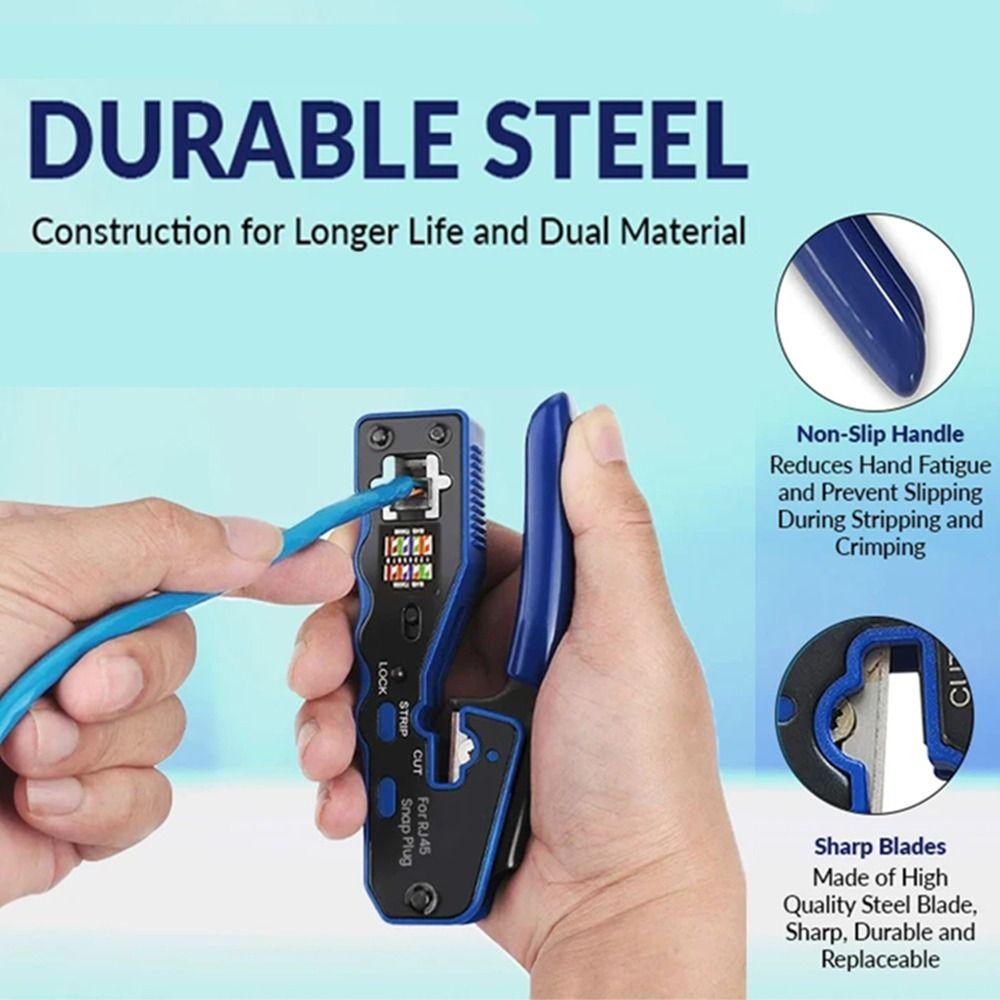 Stripping Function Network Crimping Tool Wire Cutting Ethernet Crimping Tool  Wire Connecting Tools