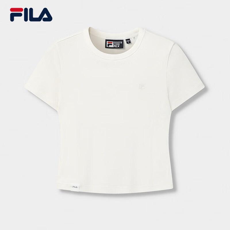 FILA Women s Slim Fit Knit Short Sleeve T-Shirt L