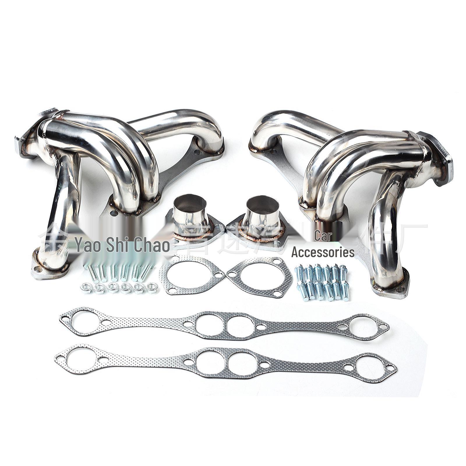 

Комплект для модификации выхлопной трубы/впускного коллектора из нержавеющей стали для автомобиля Chevy 283/305/327/350 11