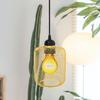 Iron Wire Lampshade Hollow Out Light Shade Decorative Lamp Cover Vintage Light Fixture for Bedroom Living Room Modern Lamp Shade