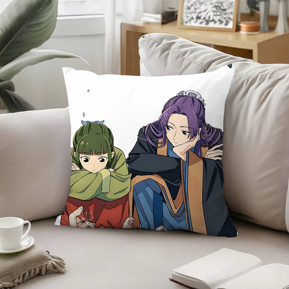 Anime AThe Apothecary Diaries Throw Pillow Covers Pattern Cushion Cover Suitable For Sofa Bedroom Car Pillow Cover