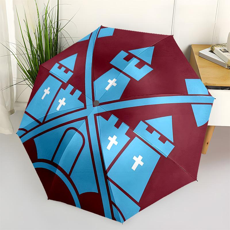 

Castle, Cross Automatic Opening and Closing, 8 rib Structure Portable Umbrella, Suitable for Men and Women in All Seasons Perfect Gift for