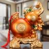 Fortune Gourd Attracts Wealth Ornaments Blessed Living Room Wine Cooler TV Cabinet Decor