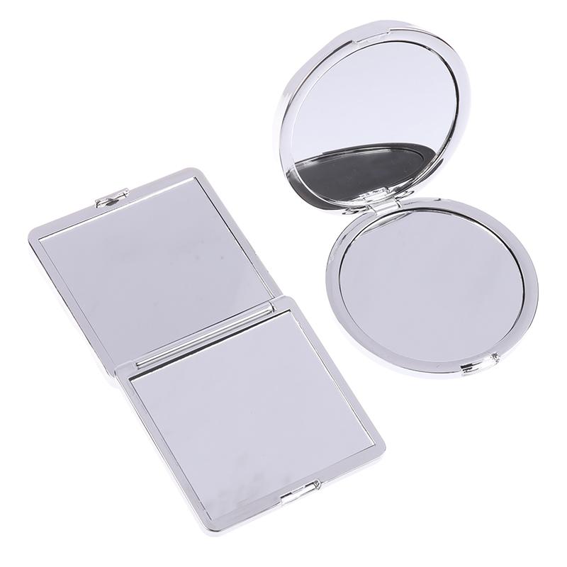 Zweiseitiger Kleiner Spiegel für Frauen Tragbar Faltbar Handheld Kann Stehen Mini Kosmetikspiegel Hochauflösender Spiegel Kosmetikwerkzeug