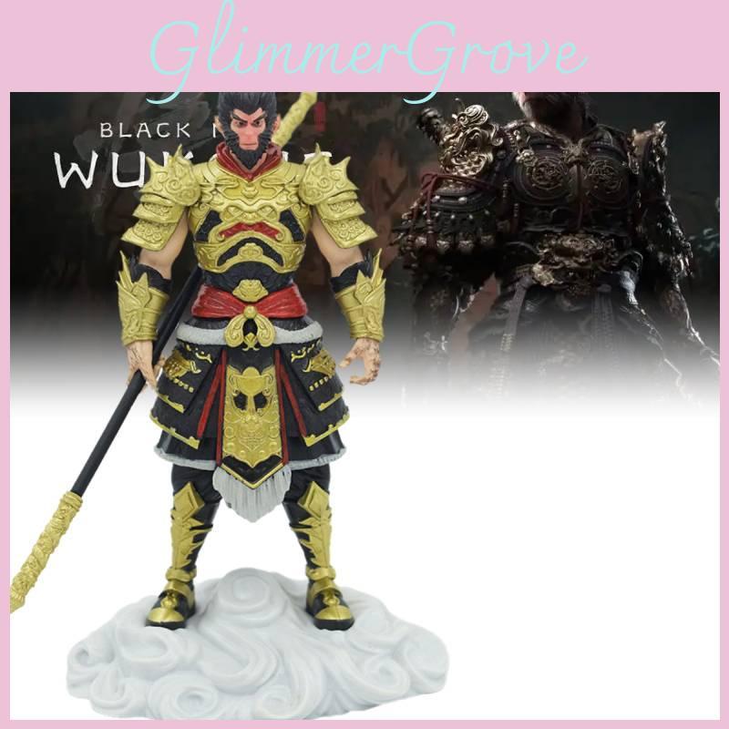 Myth Black Wukong Figurine Game Cartoon Statuary Christmas Gifts Ornament Toy