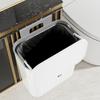 Hanging Trash Can with Lid No Drill Space Saving Kitchen Garbage Bin Under Cabinet/Sink Trash Container, Easy Mount Bathroom