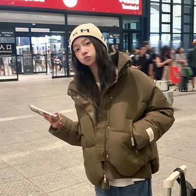 New Down Cotton-padded Jacket Women's Winter Short Korean Version of The Little Coat Padded Casual Cotton-padded Loose Cotton-padded Jacket.