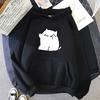Bongo Cat Hoodies for Women Kawaii Graphic Sweatshirts Men Clothing Female Casual Y2k Clothes Long Sleeve Pullover Streetwear