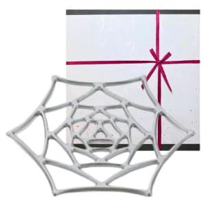 

[Nousaku Красная хлопковая лента, обернутая бумагой васи] KAGO - Роза - Маленькая, Диаметр 12 см Оловянная корзина, Роза Маленькая