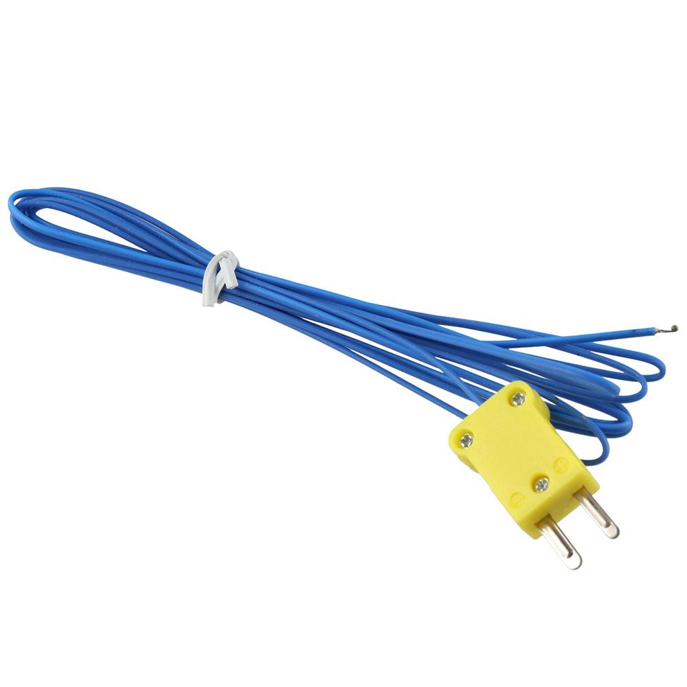 5pcs -40°C to 400°C Temperature Sensor 2M Mini-Connector Probe Sensor  Oven and Furnace