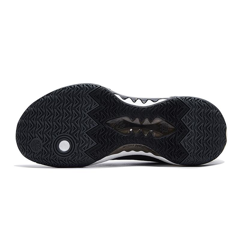 Anta Shock Wave 5 V2 Black Gold Men Sneakers Grey 112431106S-1