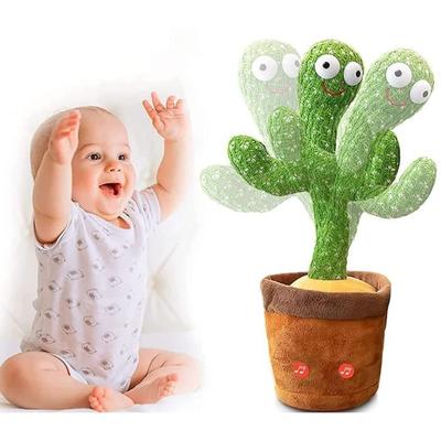Peluche - KAWAII - Cactus danzante - Verde e marrone - Interno - Musica alta