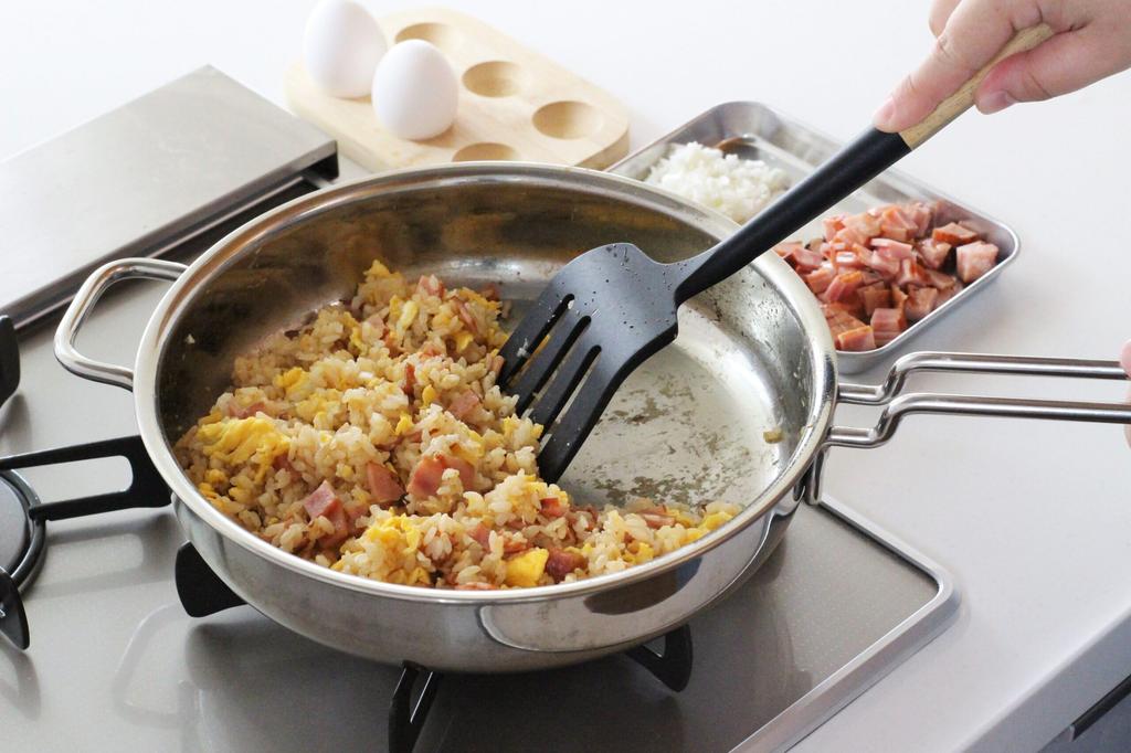 Miyazaki Seisakusho Geo Pan Made in IH All heat source Silver Sauté 25cm, Japan, compatible, compatible, 7-layer construction, 15-year warranty,