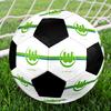 VfL Wolfsburg Indoor Soccer Ball Colorful Machine Stitched PVC Size 5 Team Training Competition Ready Durable High-Bounce Cool Sports Gift