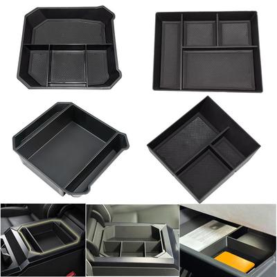 For Tesla Cybertruck 2024 2025 Car Central Console Organizer Armrest Storage Box Tray Holder Container ABS Accessories