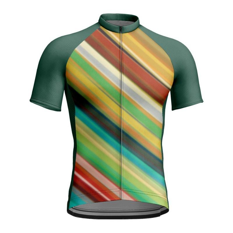 Mens Womens Short Sleeve Cycling Jersey Breathable Quick-Dry Bike Shirt Road Racing Team Wear