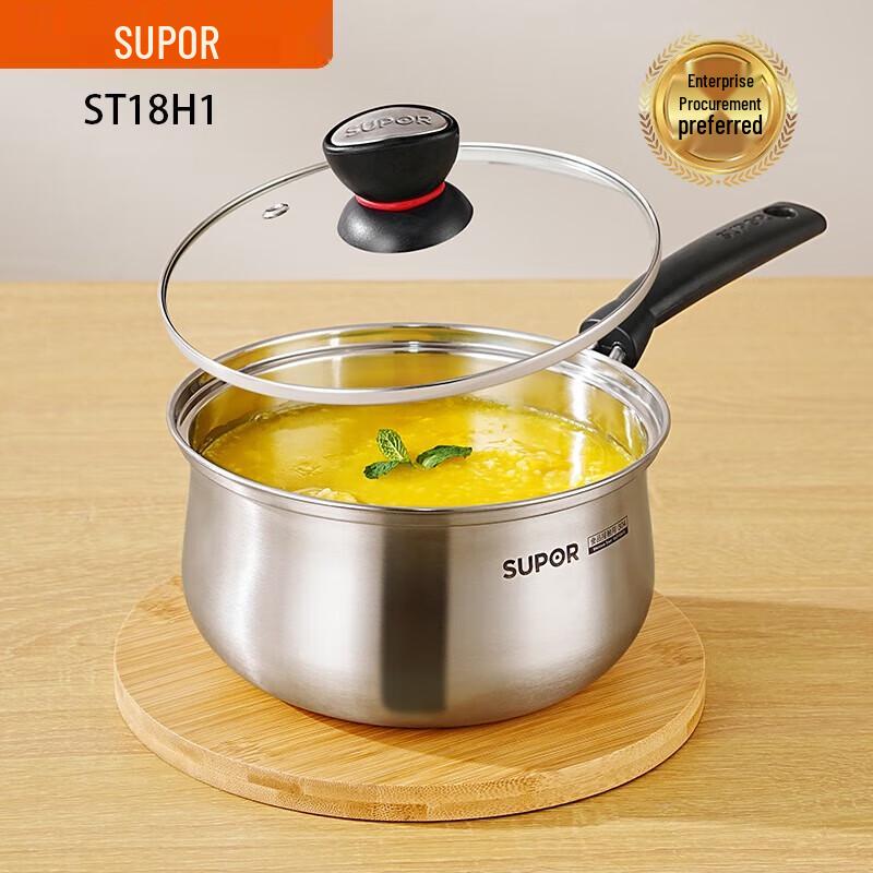 

SUPOR 18cm Stainless Steel Milk Pot