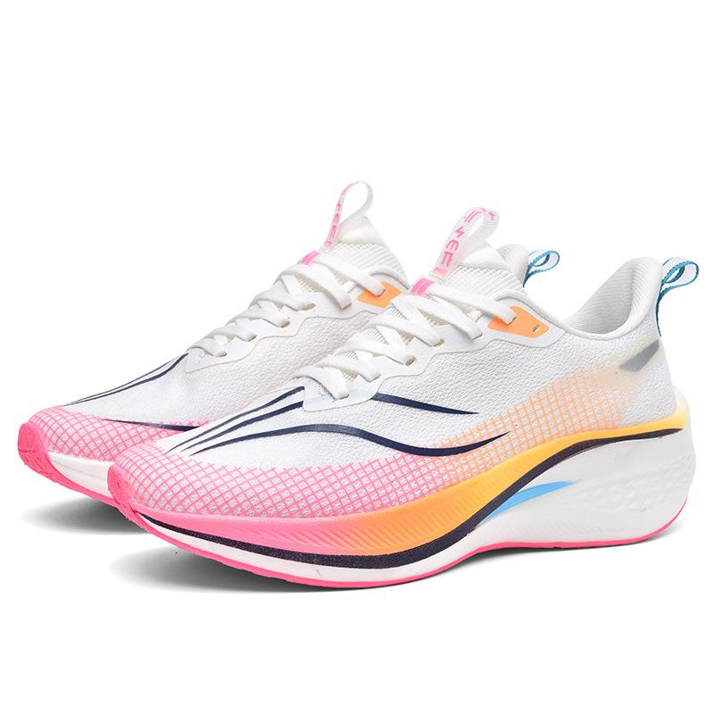 

2024 spring red rabbit popcorn ultra-light 21st generation shock absorption technology mesh couple sports shoes breathable racing shoes 36