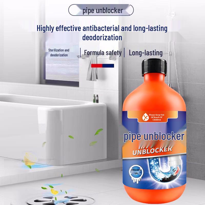 Powerful Pipe Cleaner Solvent for Clogged Drains - TikTok Hot Item for Toilets & Kitchens