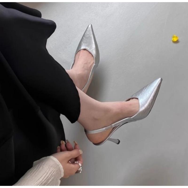 Fashion Spring and Autumn New Style Fashionable Comfortable Elegant and Versatile Style High Heels and Stiletto Heels Zapatos Mujer
