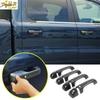 For -22 Dodge Ram 1500 ABS Carbon Fiber Look Car Door Handle Cover Trim 8PCS