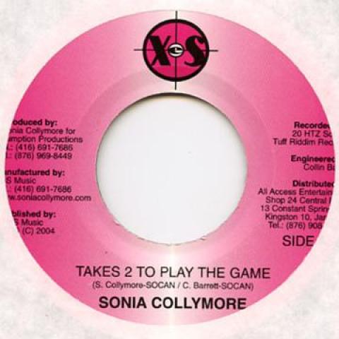 

7-дюймовая пластинка SONIA COLLYMORE - Takes 2 To Play The Game / Breathe Xes Music 2005 Ямайка Регги, Ска и Даб