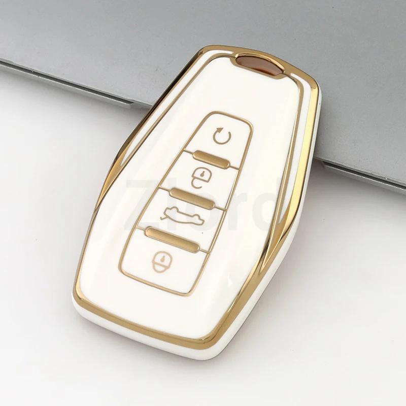 For Geely Okavango Coolray Atlas Monjaro Tugella Emgrand Gt S Proton X50 X70 Tpu Car Key Case Cover Protective Shell Fob