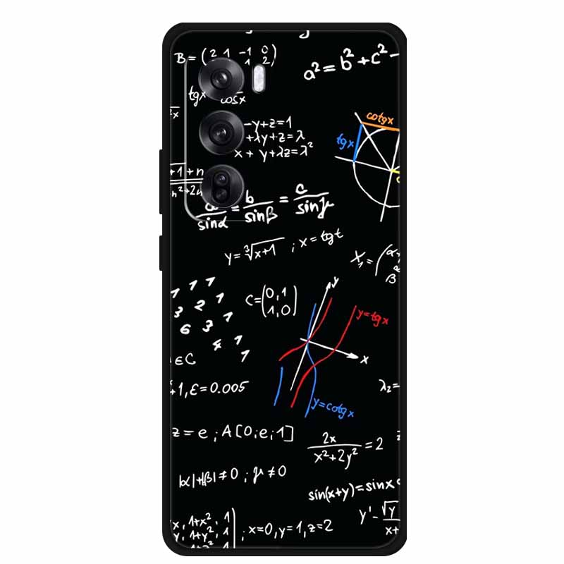 Funda For OPPO Reno 12 / Reno12 Pro Global Case Fashion Printed Soft Silicone Back Cover For Reno12 Pro Cat Phone Case Reno12 5G