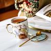 Luxury Bone China Phoenix Coffee Cup Cute Animal Milk Mug Water Drinkware for Home
