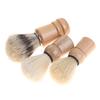 Pánská štětka na holení Badger Hair Holicí salon Pánská štětka na holení Obličejový čistič vousů Holicí nástroj Holicí kartáč s dřevěnou rukojetí