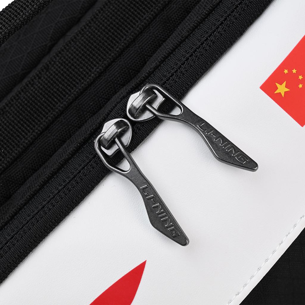 Li Ning Table Tennis Collection Oxford Crossbody Bags Regular Unisex Black & White ABDW199-1