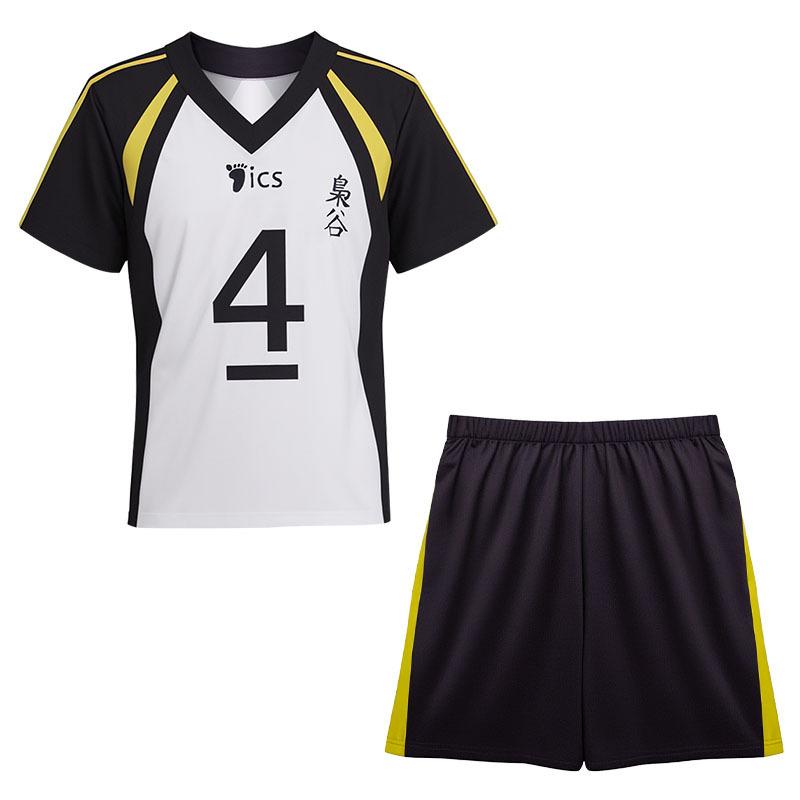 Волейбол менее кос одежда школьная тема долины сов косплей короткий рукав спортивная майка повседневный костюм S