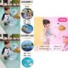 Transparent Big Head Duck Swim Ring For Babies 0-7 Years Old Pvc Thickness 0.25