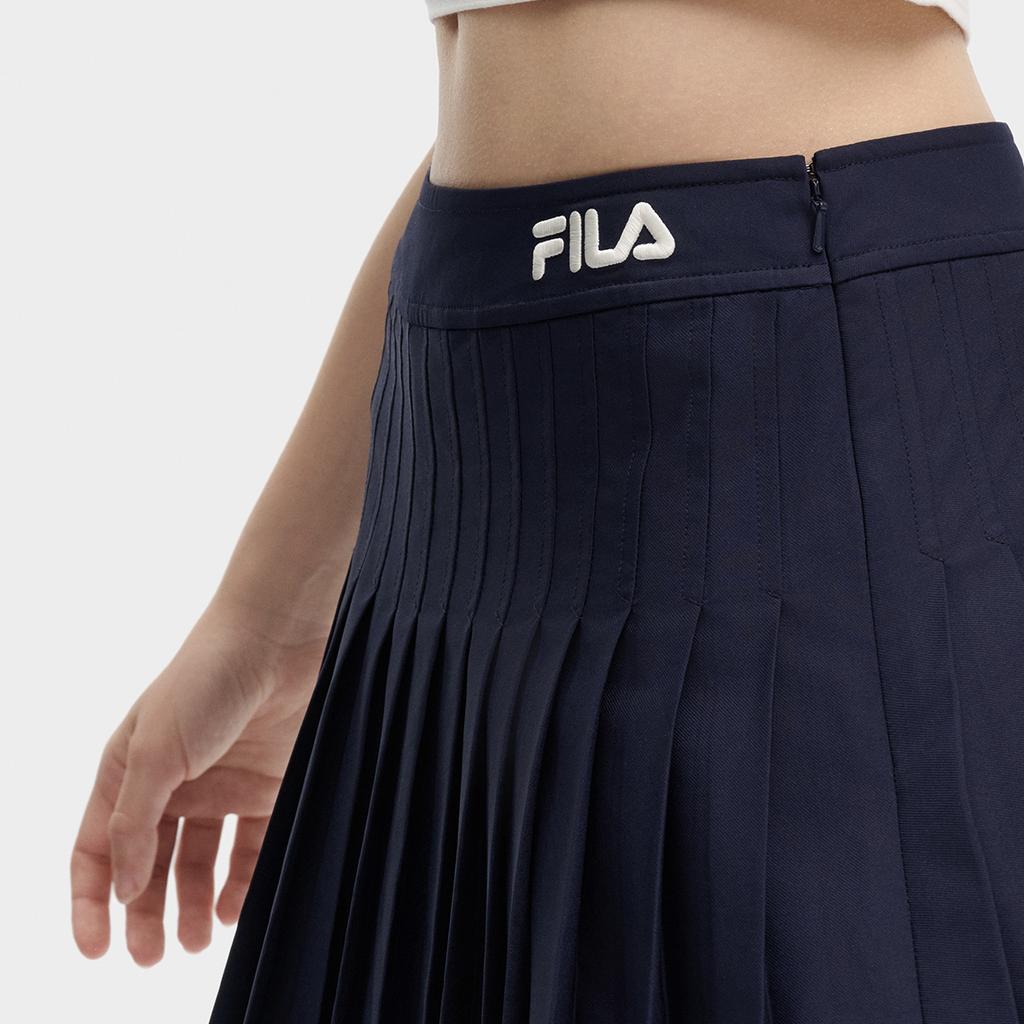 Fila Classic Versatile Dynamic Sports Fashion Casual Skirt Women Skirts Secret-Mirror-Blue F11W439306FDB