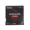 GOMMA DA TENNISTAVOLO HURRICANE-STORM EX-600 2,2 mm, Gomma Ping Pong Autorizzata Resistente per Controllo Loop, Adatta per Competizioni 40+
